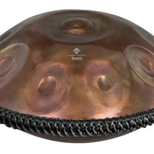 Gratis Versand SELA SE 307 Majesty Handpan Cis Pygmy 17 (9+8) Steel Drum + gepolsteter Tasche (Stainless) B-Ware