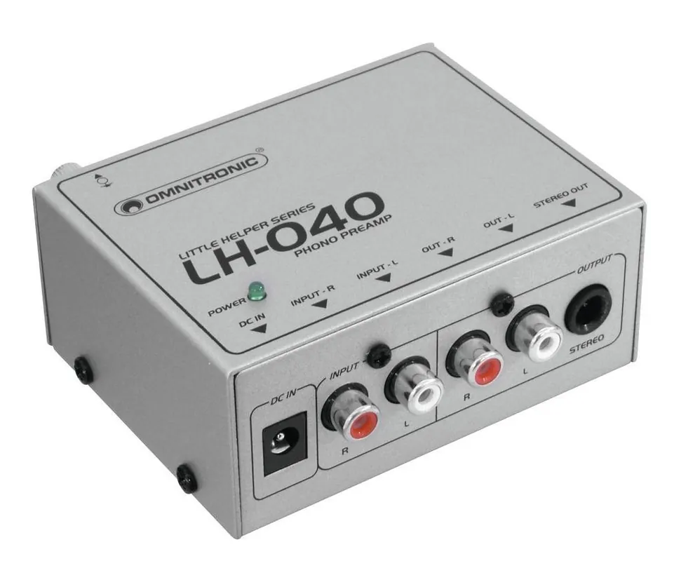 OMNITRONIC LH-040 Phono-Vorverstärker Abverkauf