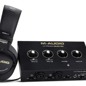 M-AUDIO M-Track Duo HD Producer Pack USB-C Audio-Interface inkl. Essentials Software Bundle Meistverkauft