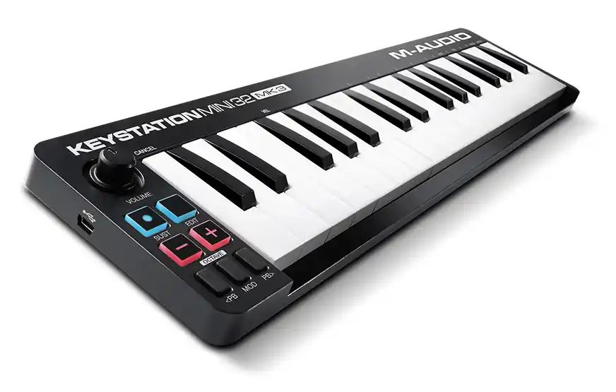 Meistverkauft M-AUDIO Keystation Mini 32 Mk3 USB MIDI-Keyboard Controller inkl. Software