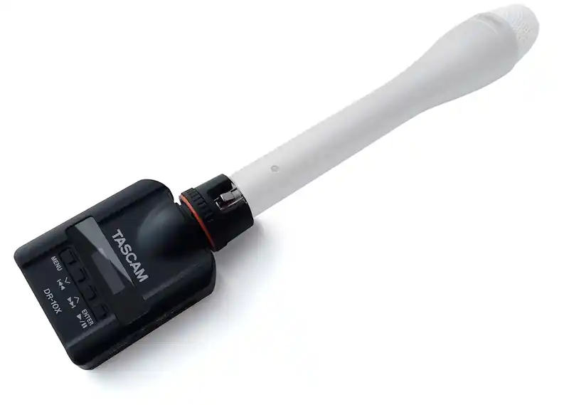 TASCAM DR-10X Audiorecorder zum Aufstecken auf ein Mikrofon Preisreduziert