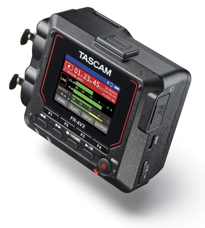 TASCAM FR-AV2 Kompakter 32-bit Float Field Recorder Neu