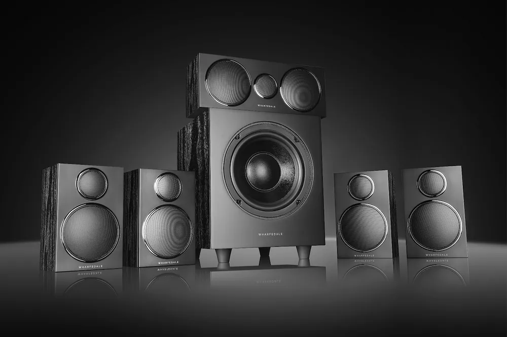 Direktkauf WHARFEDALE DX-3 BO Home Cinema Package 5.1 HCP Lautsprecher-System, black oak