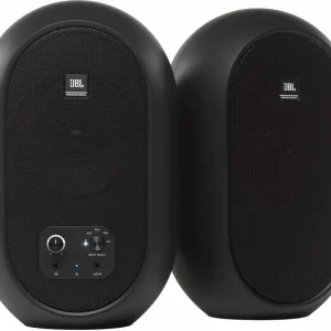 Sonderaktion JBL 104-BT aktiv 2x30Watt/4,5Zoll (Set) Desktop-Lautsprecher-Set mit Bluetooth, schwarz