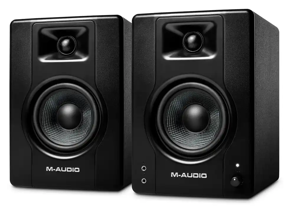 Neue Kollektion M-AUDIO BX4 Studiophile (Paar) aktiv 4,5Zoll/2x25W Desktop-Monitore