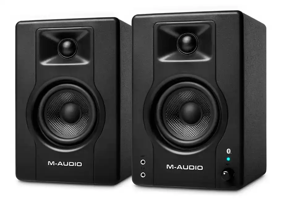 Must-Have M-AUDIO BX3BT Studiophile (Paar) aktiv 3,5Z/2x25W Bluetooth Desktop-Monitore