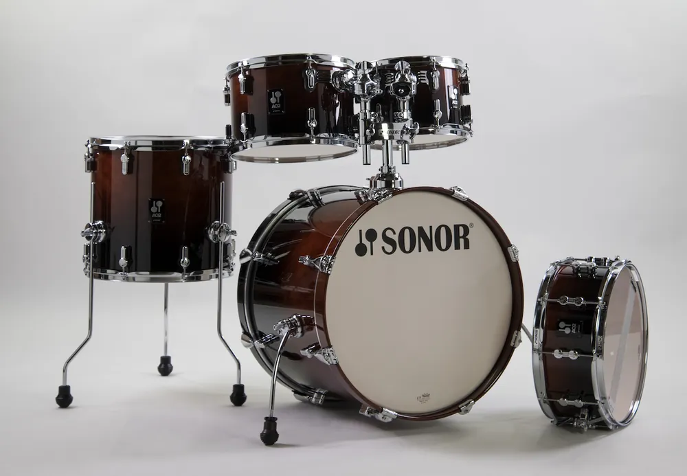 Sichere Zahlung SONOR AQ2 Studio Set BRF Shellset ohne Hardware und Becken, brown fade