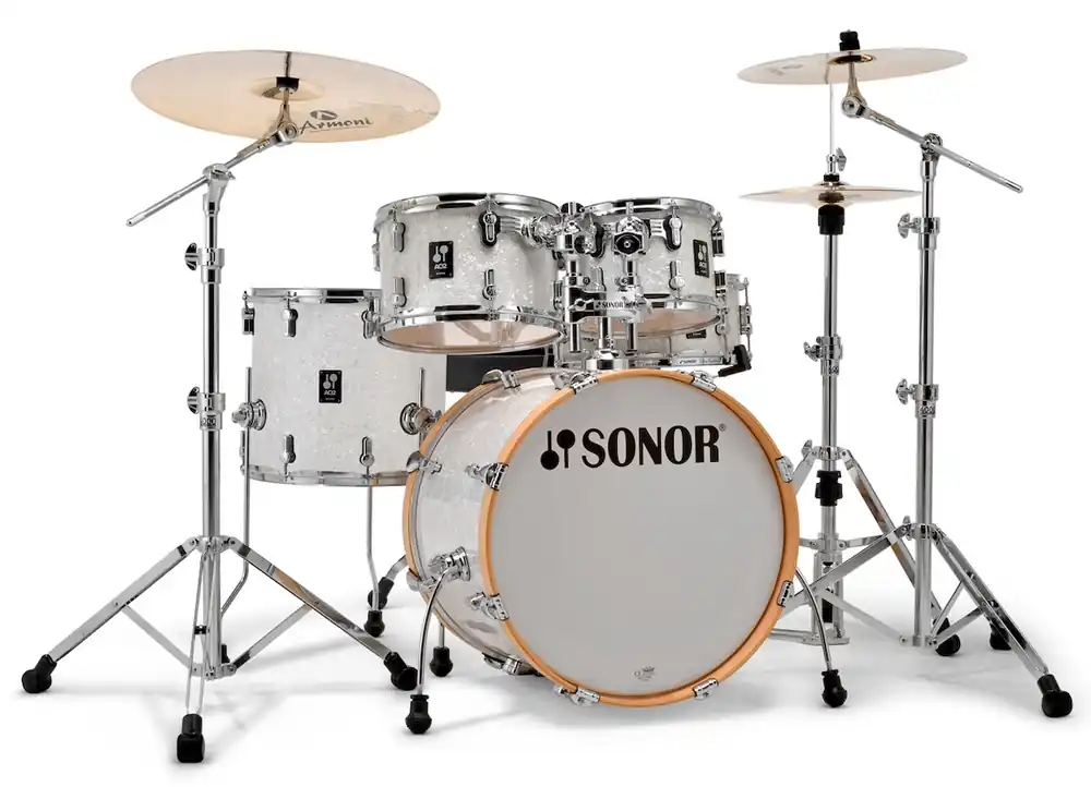 SONOR AQ2 Studio Shell Set WM Ahorn WHP Shellset ohne Hardware und Becken, white pearl Top-Seller