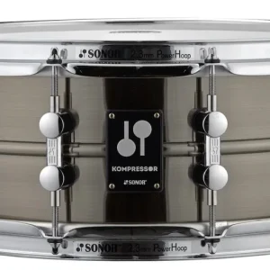 Angebot SONOR KS 14X5.75 SDB Brass Kompressor Snaredrum 14x5,75 Zoll, schwarz vernickelt