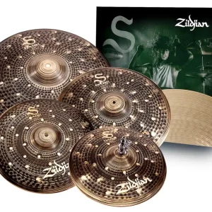 Geprüft ZILDJIAN S Family Dark Cymbal Set 14-16-18-20 Beckenset (SD4680)