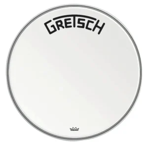 GRETSCH GRDHCW22 Ambassador weiss rau 22 Zoll Schlagfell, Bassdrum (GR881.122) Sichere Zahlung