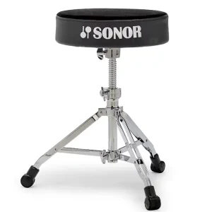 Neue Ware SONOR DT-4000 Drummer Throne Drummersitz, runde Samtsitzfläche
