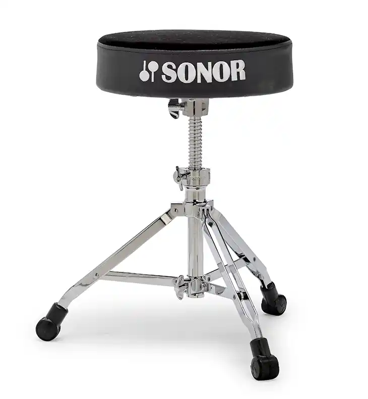 Neue Ware SONOR DT-4000 Drummer Throne Drummersitz, runde Samtsitzfläche