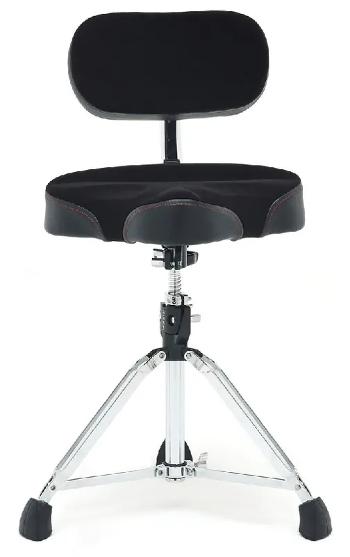 GIBRALTAR 9608-MB Drum Throne Schlagzeughocker, Sattelsitz, schwarz Solange Der Vorrat Reicht