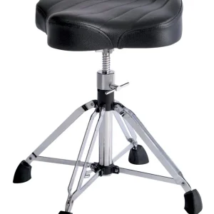 GIBRALTAR 9908 Drum Throne Schlagzeughocker, Sattelsitz, schwarz Sonderaktion