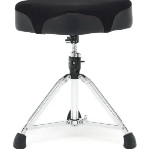 Ausverkauf GIBRALTAR 9608-OS Drum Throne Schlagzeughocker, Sattelsitz, schwarz