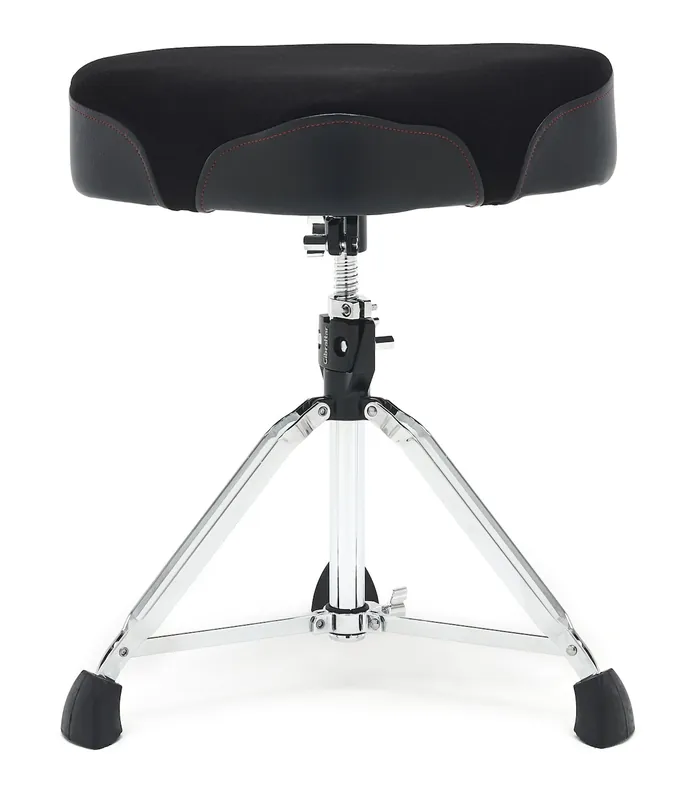 Ausverkauf GIBRALTAR 9608-OS Drum Throne Schlagzeughocker, Sattelsitz, schwarz