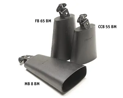 SONOR Orff MB-8 BM Mambo Bell 8 Zoll Latino Cowbell, matt schwarz Neu Im Sortiment