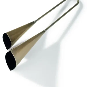 SONOR Orff AGH Agogo Bell handheld Latino Cowbell, messing Markenware