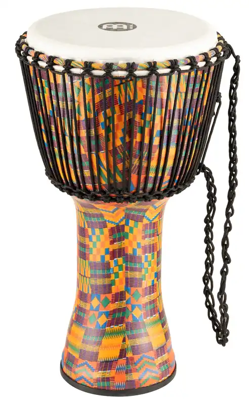 Online Kaufen MEINL PADJ2-L-F (Synthetik Fell) Travel African Djembe 12 Zoll, kenyan quilt