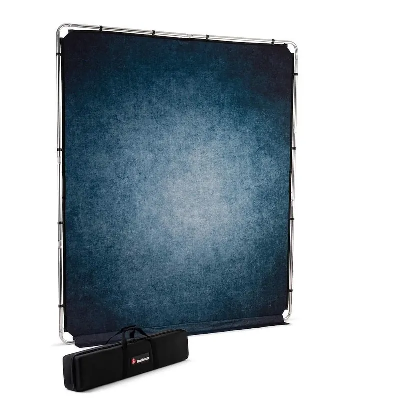 Manfrotto EzyFrame Vintage Hintergrund, 200 x 230 cm, Ink Solange Der Vorrat Reicht