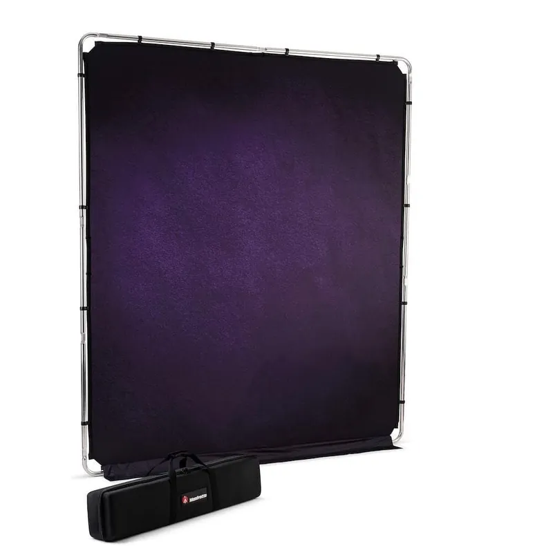 Manfrotto EzyFrame Vintage Hintergrund, 200 x 230 cm, Aubergine Top-Angebot