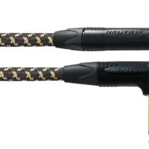 Sonderangebot Cordial CXI 7,5 PR-EDITION 25 - 7,5 m, NEUTRIK Klinke 6,3 mm mono schwarz gold / Wink