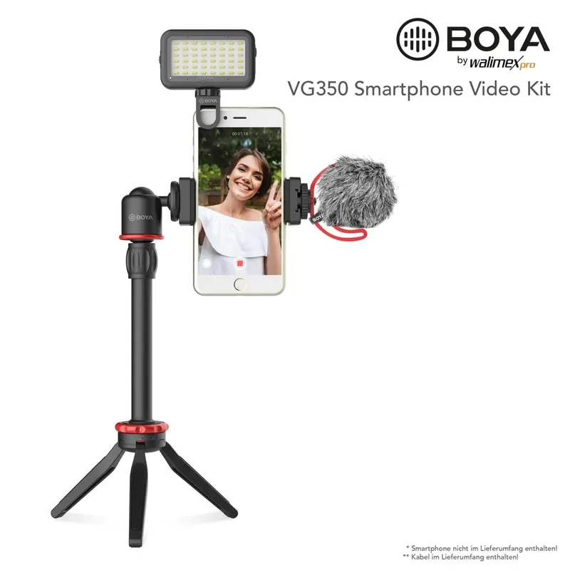 Highlight BOYA Walimex pro VG350 Smartphone Video Kit