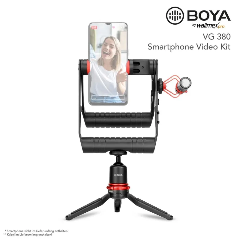 Zertifiziert BOYA Walimex pro VG380 Smartphone Video Kit