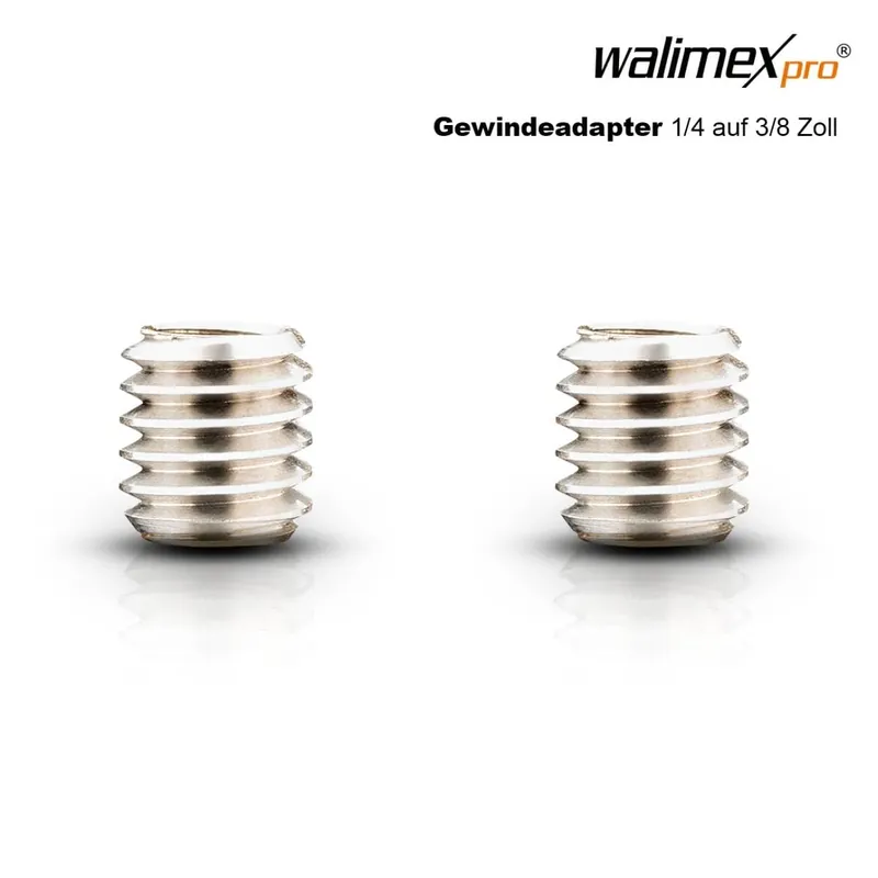 walimex Gewindeadapter 1/4 Zoll auf 3/8 Zoll Top-Angebot