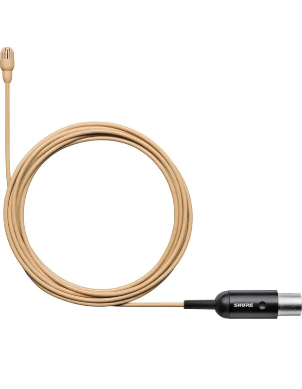 SHURE TL46 Lav, Kugelchar., MTQG-Stecker, beige, neutraler Klang, hohe Empf., 1,6 mm Kabel Begrenztes Angebot