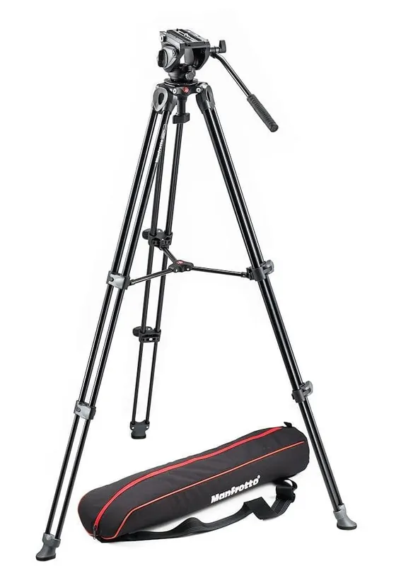Jetzt Bestellen Manfrotto MVK500AM - Alu Videostativ mit Fluid-Video-Neiger, seitl. Arretierung