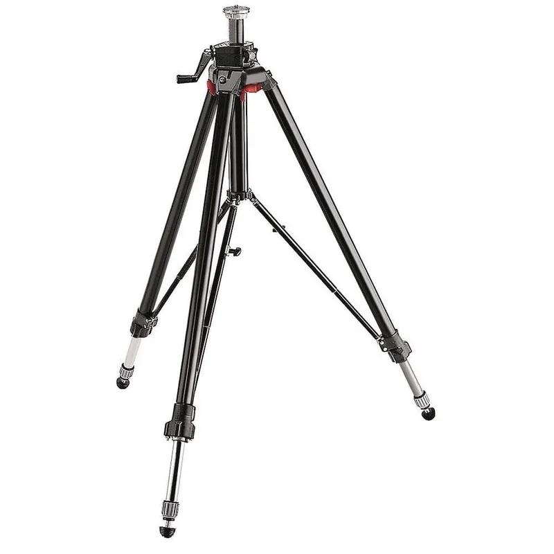 Highlight Manfrotto 058B - Triaut Alu Stativ mit Mittelspinne, schwarz