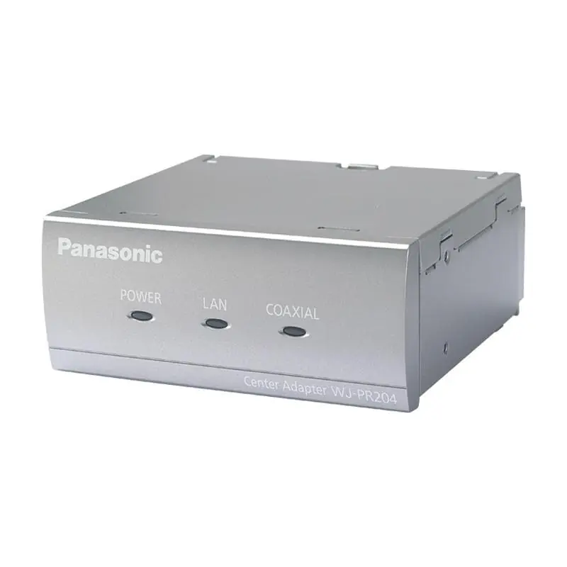 Neu Im Sortiment PANASONIC WJ-PR201E - Koax-LAN Konverter Empfängereinheit mit 4 Kanälen (PoE/PoE+ / Ü