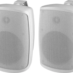 MONACOR WALL-08T/WS, 2-Wege-ELA-Lautsprecherboxen-Paar (weiß) Top-Angebot
