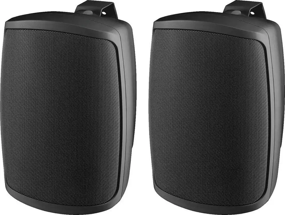 Super-Preis MONACOR WALL-08T/SW, 2-Wege-ELA-Lautsprecherboxen-Paar (schwarz)