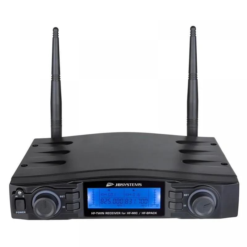 Letzte Chance JB Systems - HF-TWIN RECEIVER, PLL/UHF-Doppelmikrofonempfänger