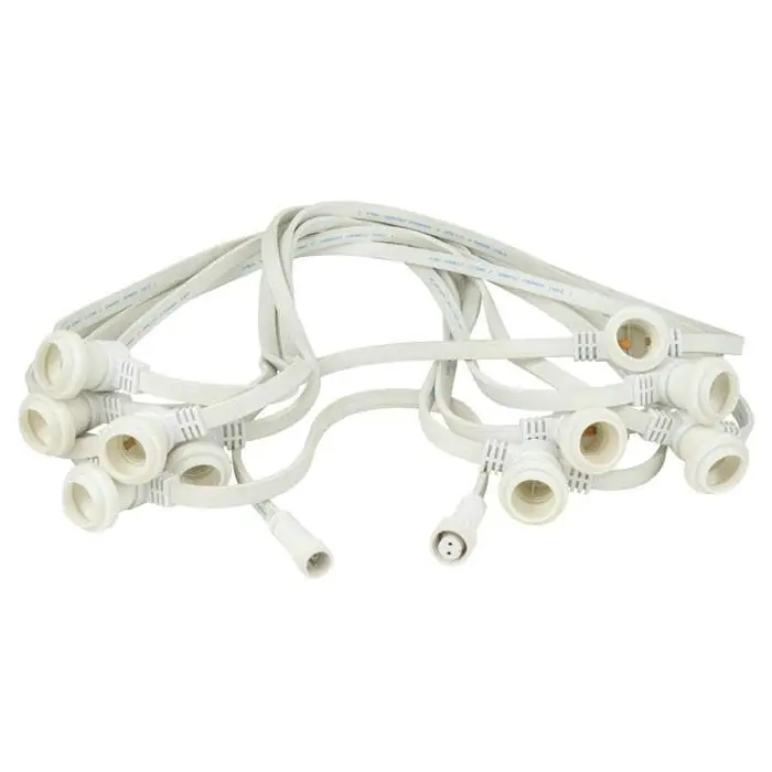Neu Showgear Festoon Light E27, 50 cm Abstand – Weiß – 50 m