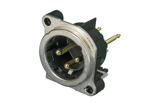 Saisonangebot Neutrik NC3MBV - XLR Einbaustecker