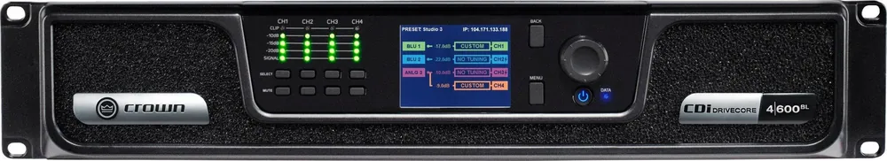 Crown CDi 4|600BL - 4-Kanal Installationsverstärker mit DSP und BLU-Link Kostenloser Rückversand