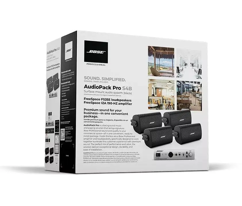 Bose AudioPack Pro,S4B,230V EU, schwarz Direkt Vom Hersteller