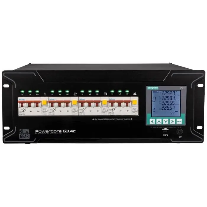 Showgear PowerCore 63.4c - Stromverteiler 4x CEE 32A Abverkauf