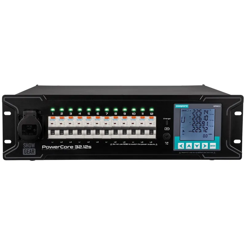 Ausverkauf Showgear PowerCore 32.12s - Stromverteiler 1 + 6x Schuko + 2x Socapex