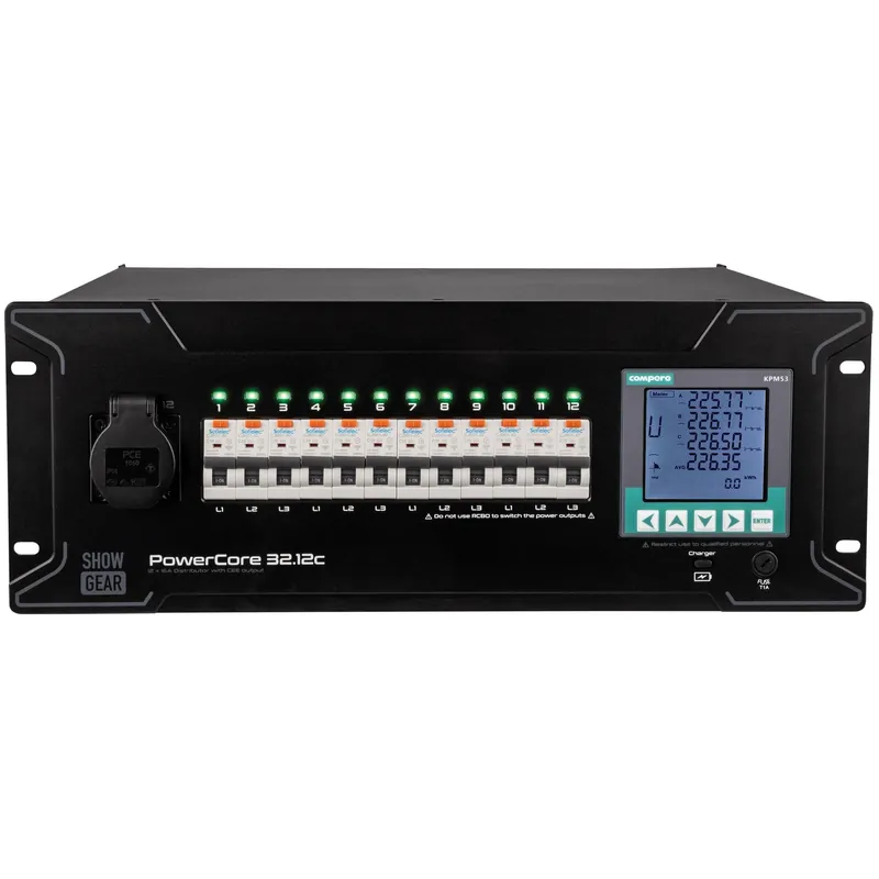 Bestseller Showgear PowerCore 32.12c - Stromverteiler 1 + 11x CEE 16A