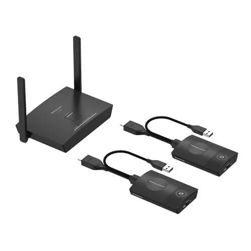PANASONIC TY-WPS2 - PressIT BasicSet1, HDMI/USB-A, 1x Receiver(Box), 2x Transmitter(HDMI/USB-A), 1x Case Expressversand