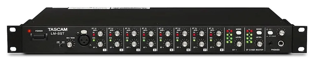 Echt Tascam LM-8ST - Achtkanaliger Stereo-Line-Mischer