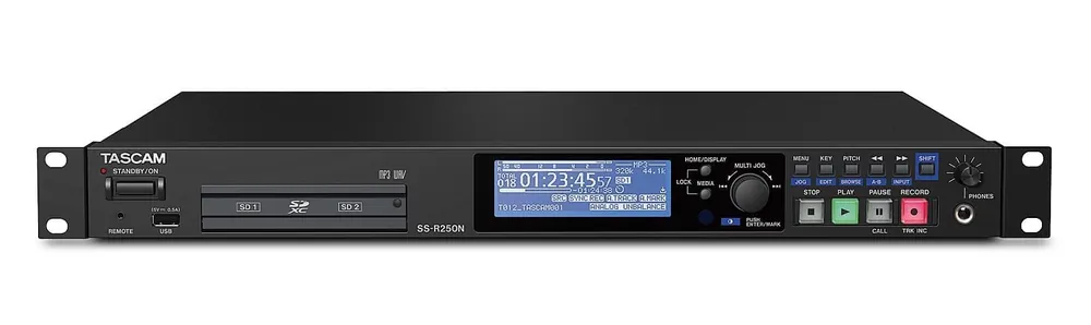 Must-Have Tascam SS-R 250N - Netzwerkfähiger Solid-State-Audiorecorder
