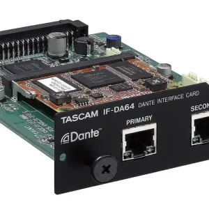 Tascam IF-DA64 - 64-kanalige Dante-/AES67-Interfacekarte Highlight