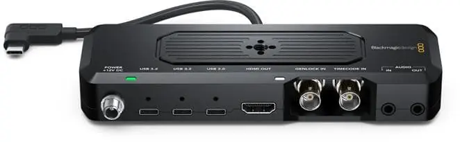 Zertifiziert Blackmagic Design Camera ProDock - HDMI und Timecode für IPhone 17 Pro / 17 Pro Max