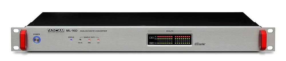Preisreduziert Tascam ML-16D, 16-kanaliger Analog-Dante-Analog-Wandler